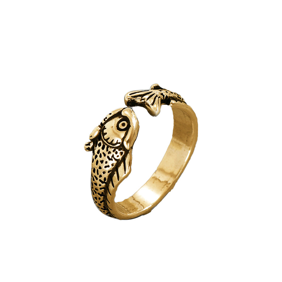 Vintage European American Women Finger Ring - Geometric Design