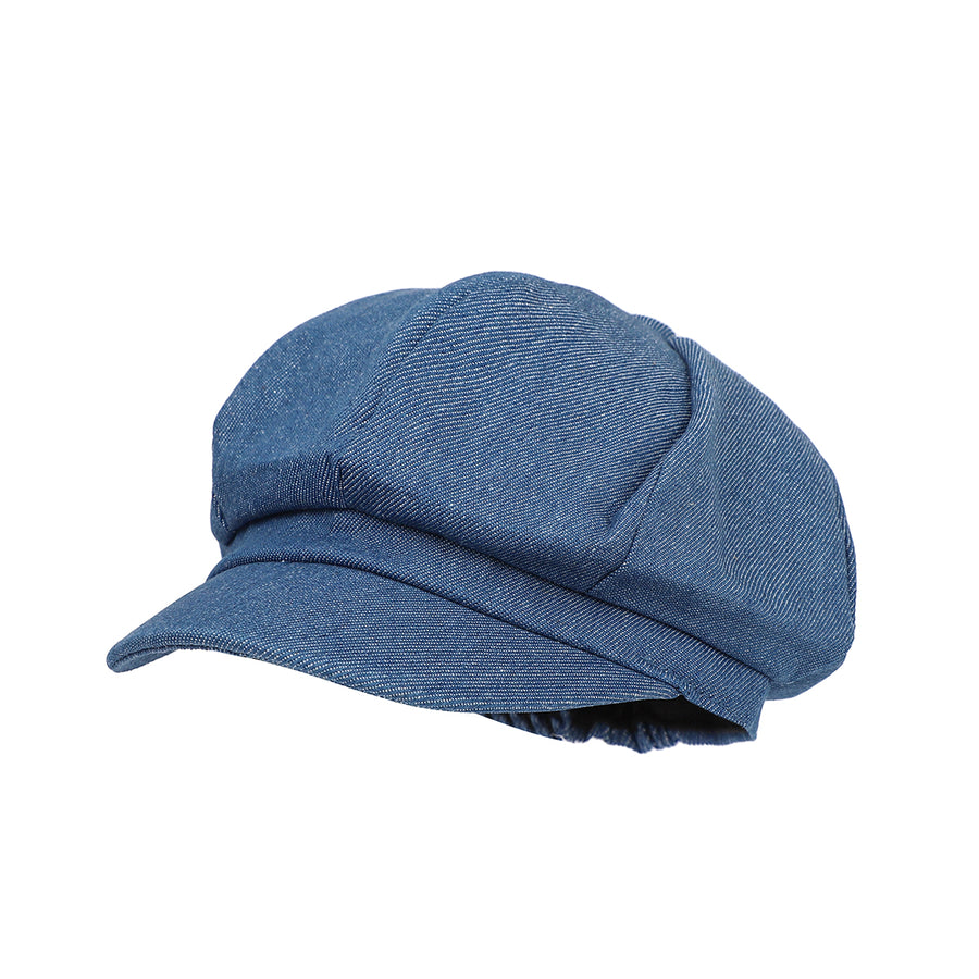 Retro Water-Washed Octagonal Newsboy Cap - Fashionable & Versatile