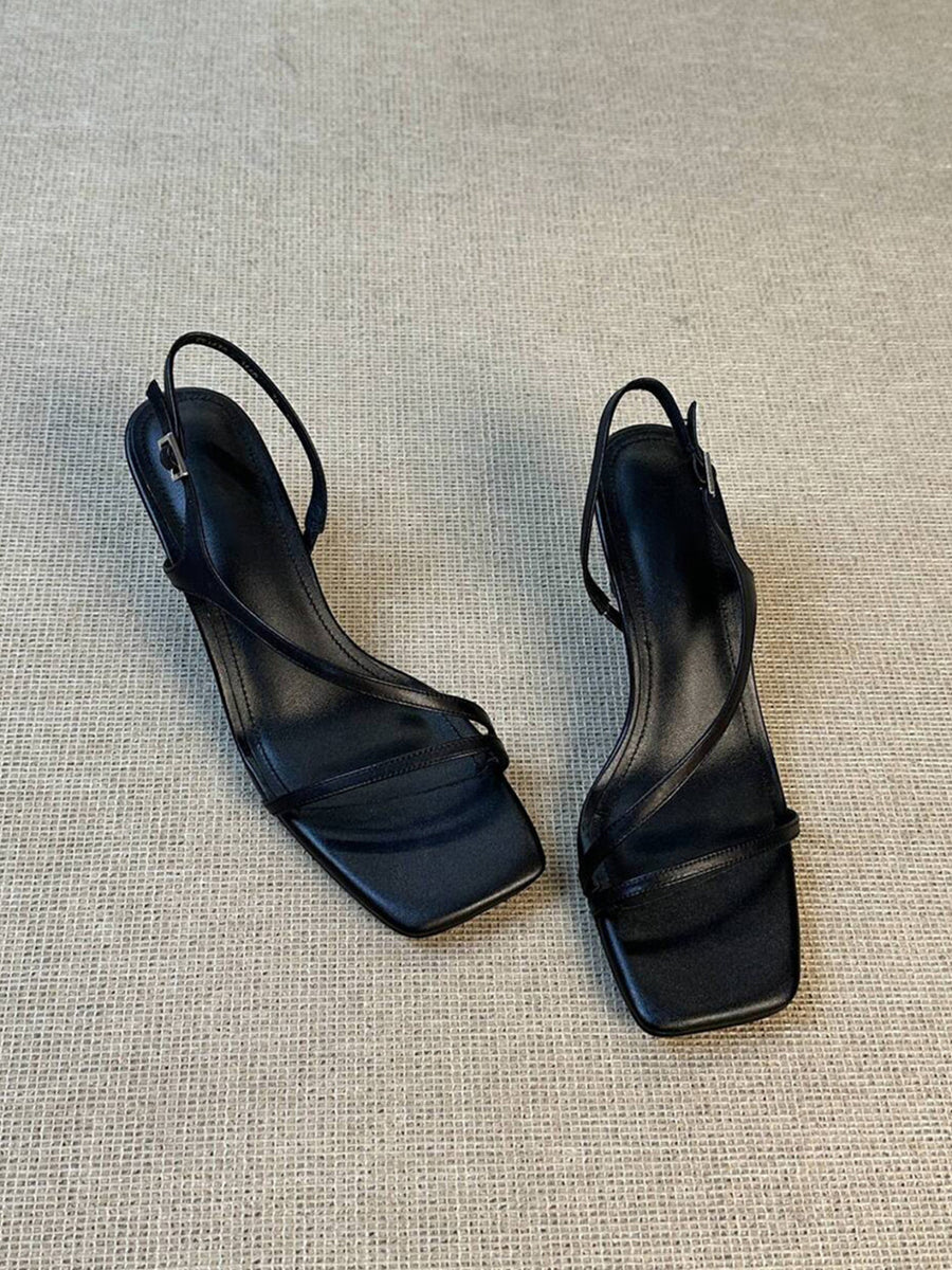 2026 Summer New French Elegant Comfort High Heels Sandals