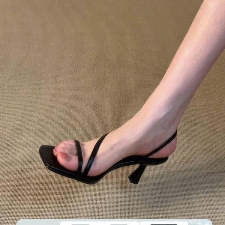 2026 Summer New French Elegant Comfort High Heels Sandals
