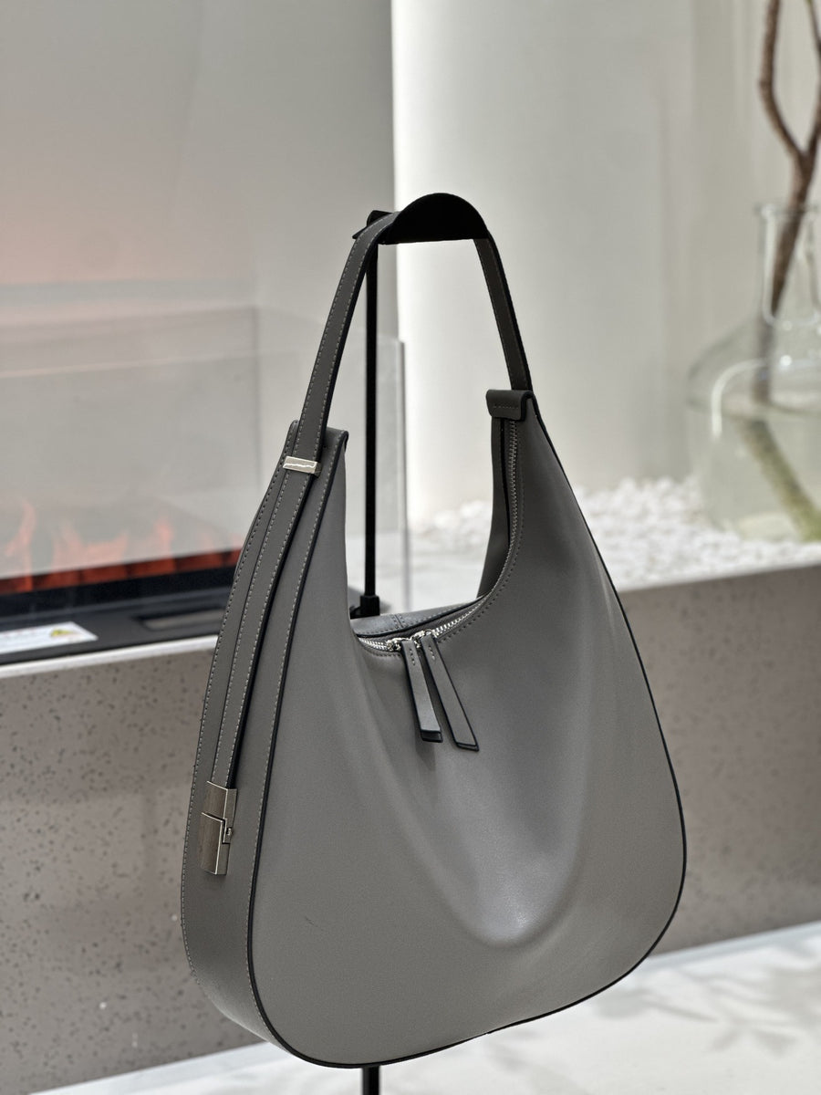 Genuine Leather Women's Crossbody Bag - Versatile Hobo Style