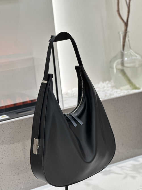 Genuine Leather Women's Crossbody Bag - Versatile Hobo Style