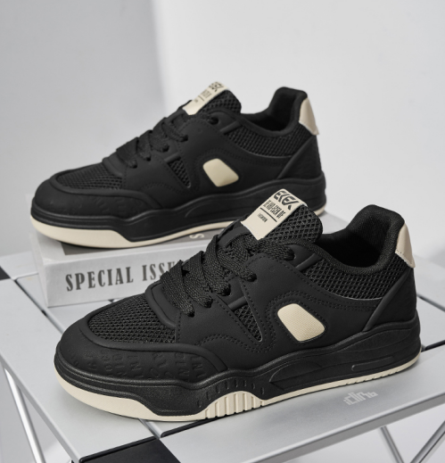 Stylish Low-top Mesh Skate Sneakers for Spring Summer