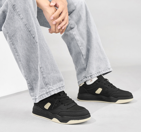 Stylish Low-top Mesh Skate Sneakers for Spring Summer