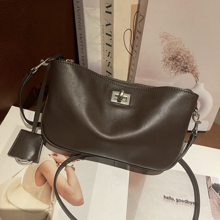 Genuine Leather Kelly Bag - Classy Crossbody for Women