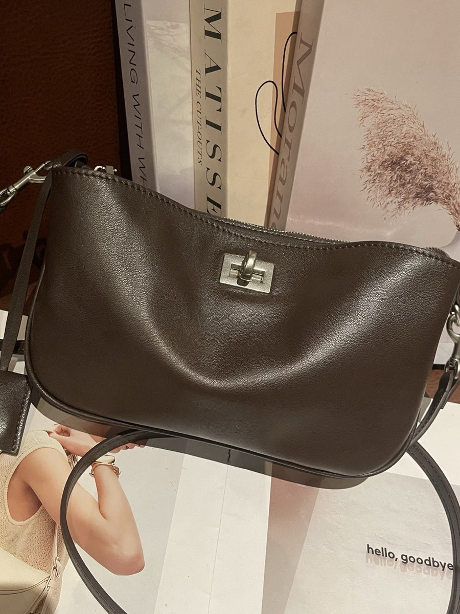 Genuine Leather Kelly Bag - Classy Crossbody for Women