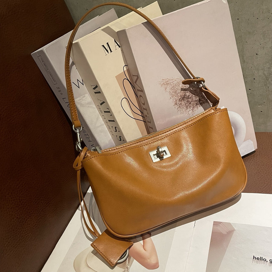 Genuine Leather Kelly Bag - Classy Crossbody for Women