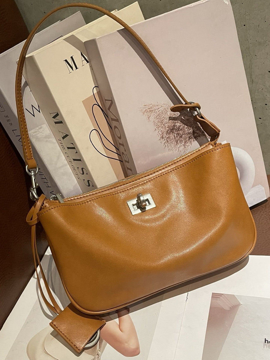 Genuine Leather Kelly Bag - Classy Crossbody for Women
