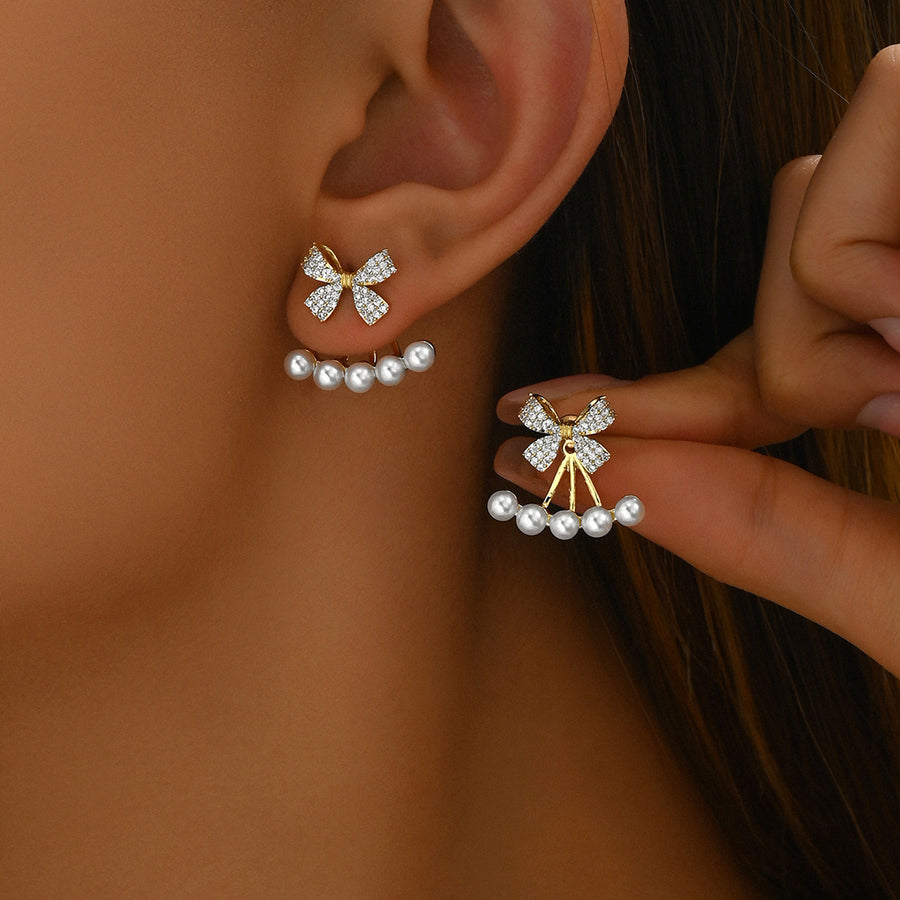 Minimalist Dainty Forest Style Women Stud Earrings - Ear Cuff Design