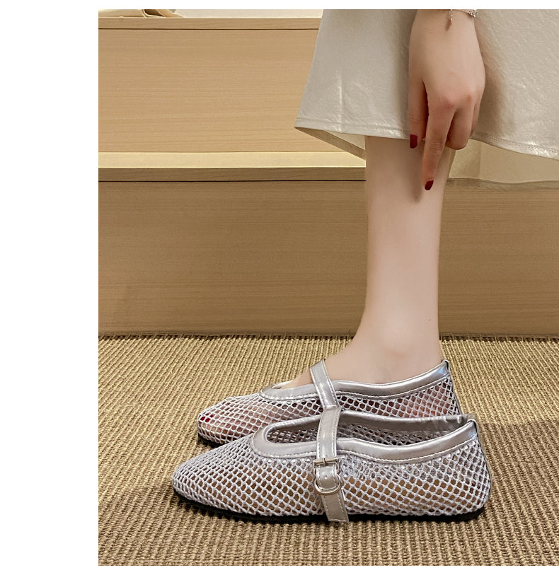 Women Flat Single Shoes - Breathable Sandals for Summer 2026