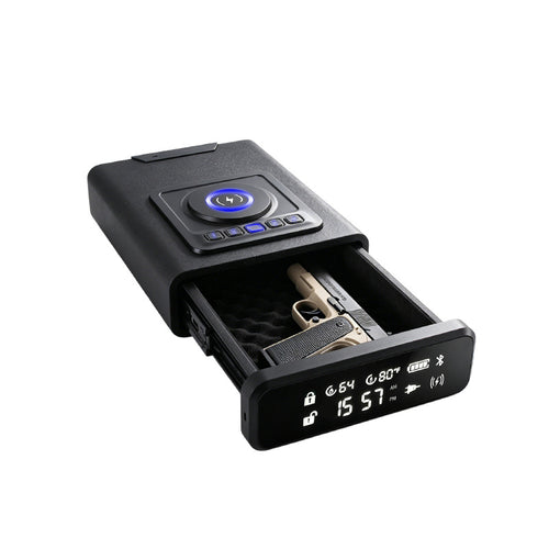 Smart Digital Handgun Safe Box with Wireless Charging Function