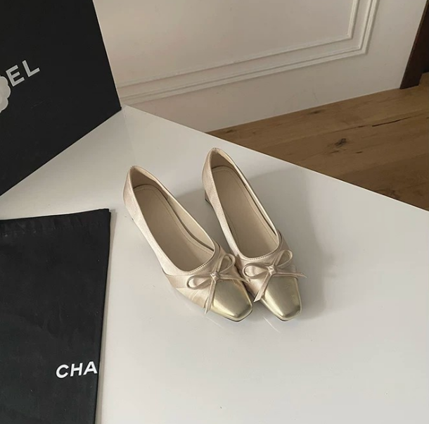 Women Square Toe High Heels - Comfortable Block Mid Heel