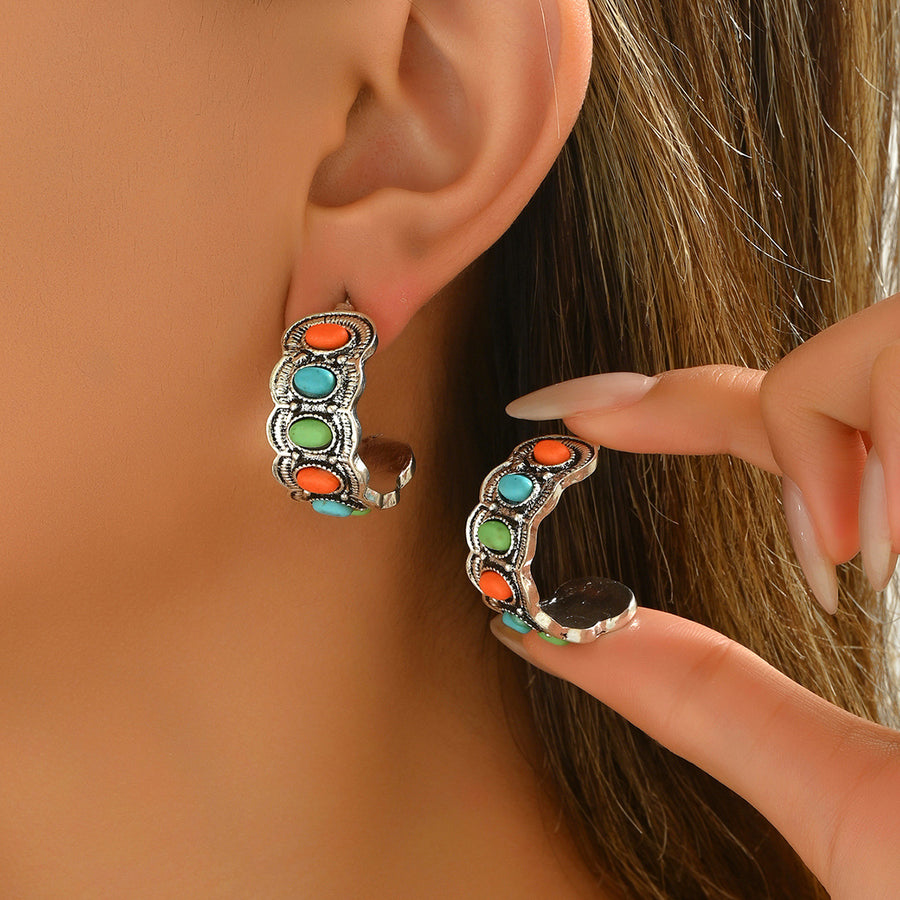 2026 New Geometric Retro Earrings for Women - Unique Ear Cuff