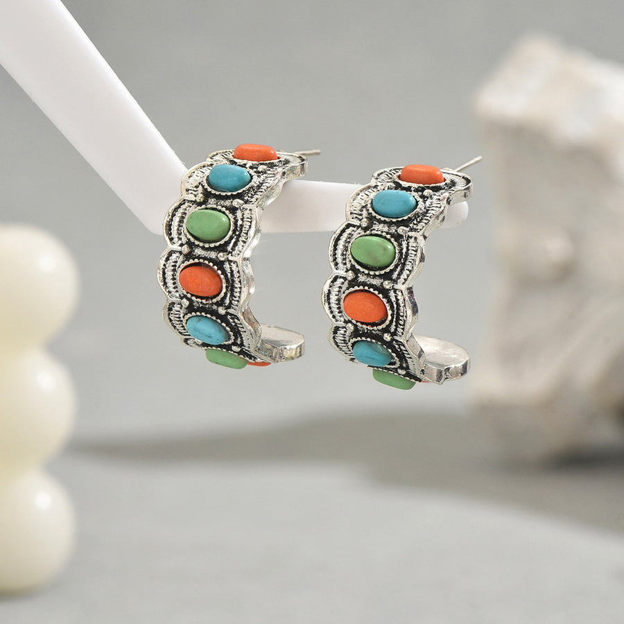 2026 New Geometric Retro Earrings for Women - Unique Ear Cuff