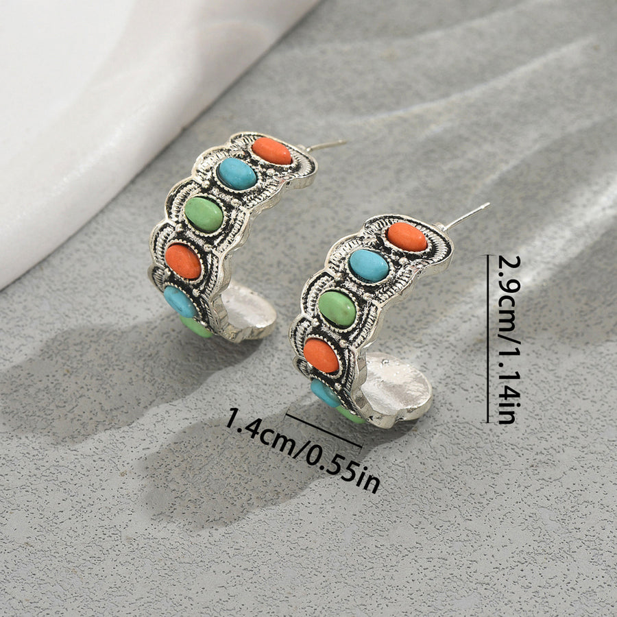 2026 New Geometric Retro Earrings for Women - Unique Ear Cuff