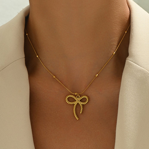 2026 New Bowknot Choker Necklace for Women - Classic Style