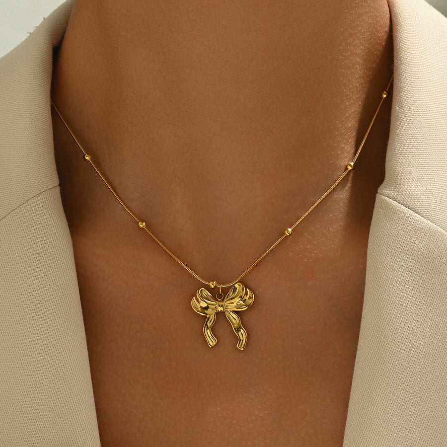 2026 New Bowknot Choker Necklace for Women - Classic Style