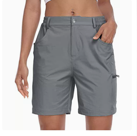 Women's 7 Inch Quick Dry Golf Hiking Shorts - Lightweight & Comfy