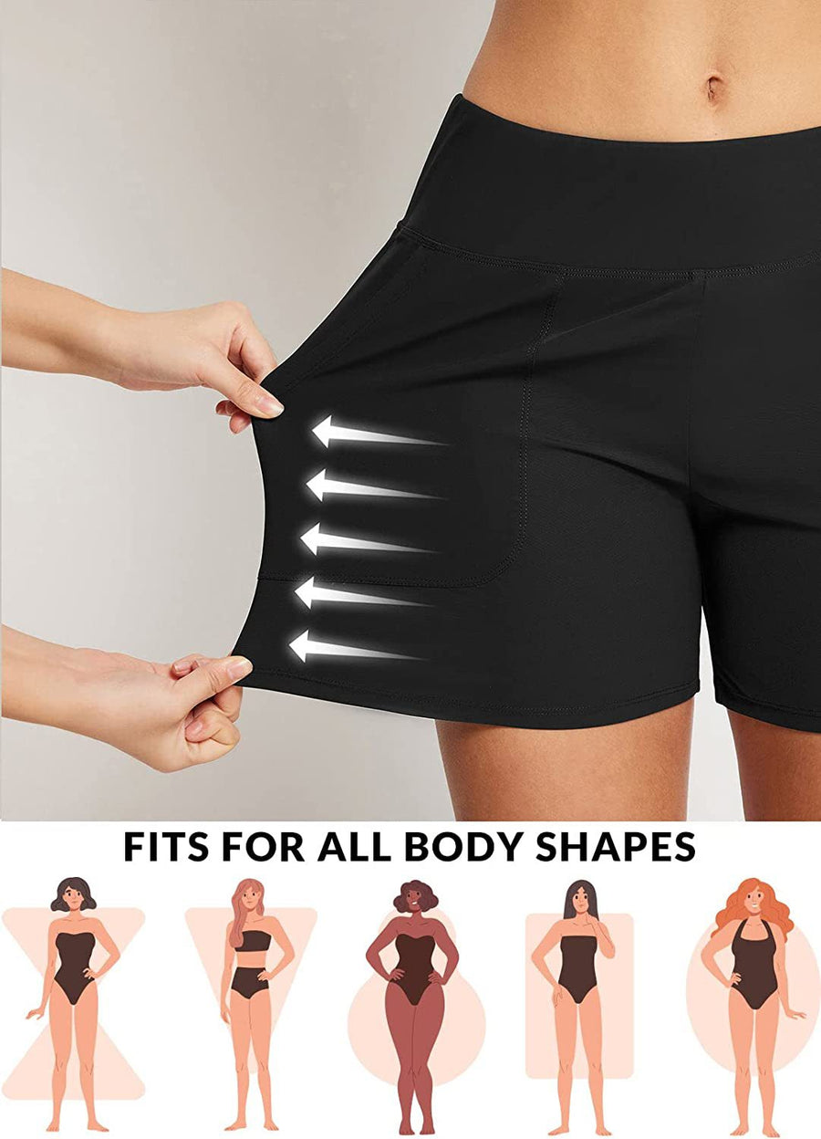 New Summer Women Quick Dry Athletic Shorts - Perfect for Beach