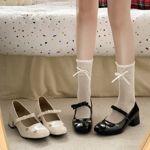 Vintage Elegant Fairy Style Non-slip Square Toe Mary Janes