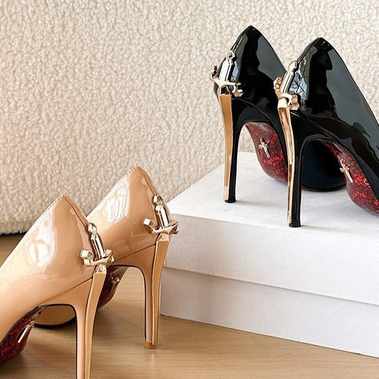 New Red Sole High Heels for Women - Elegant Stiletto Pumps