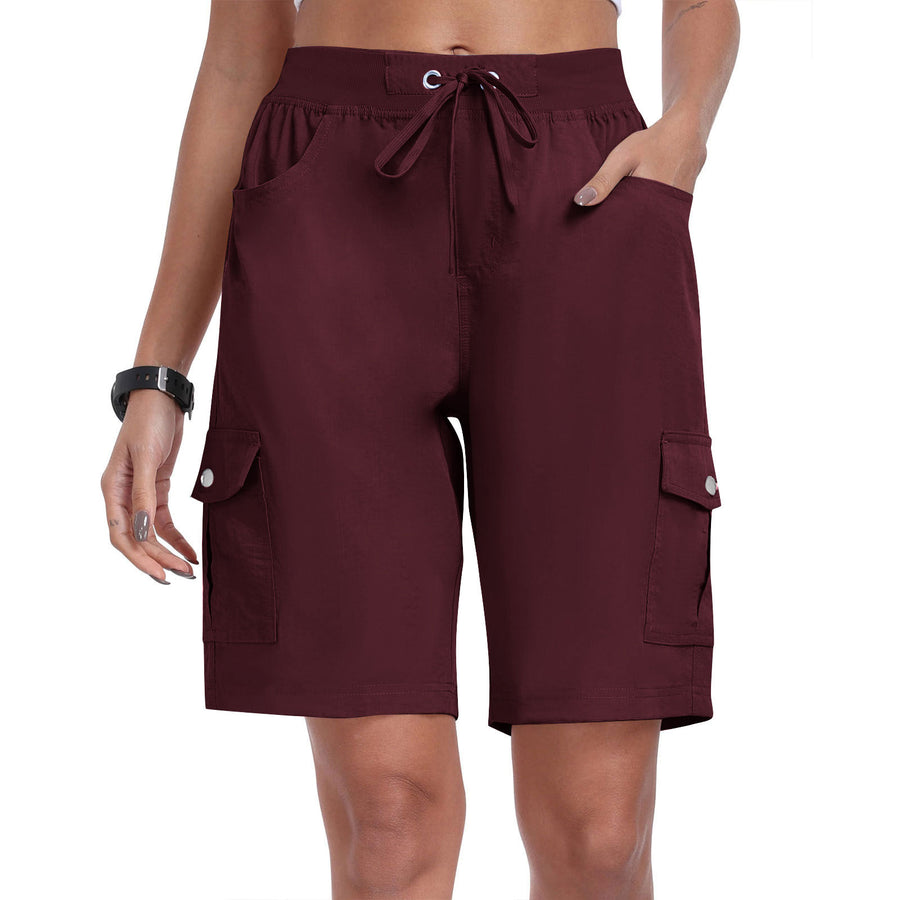 Comfortable Women's 6 Pocket Casual Work Shorts