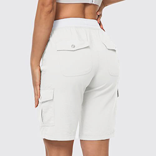 Comfortable Women's 6 Pocket Casual Work Shorts