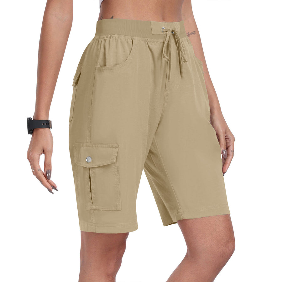 Comfortable Women's 6 Pocket Casual Work Shorts