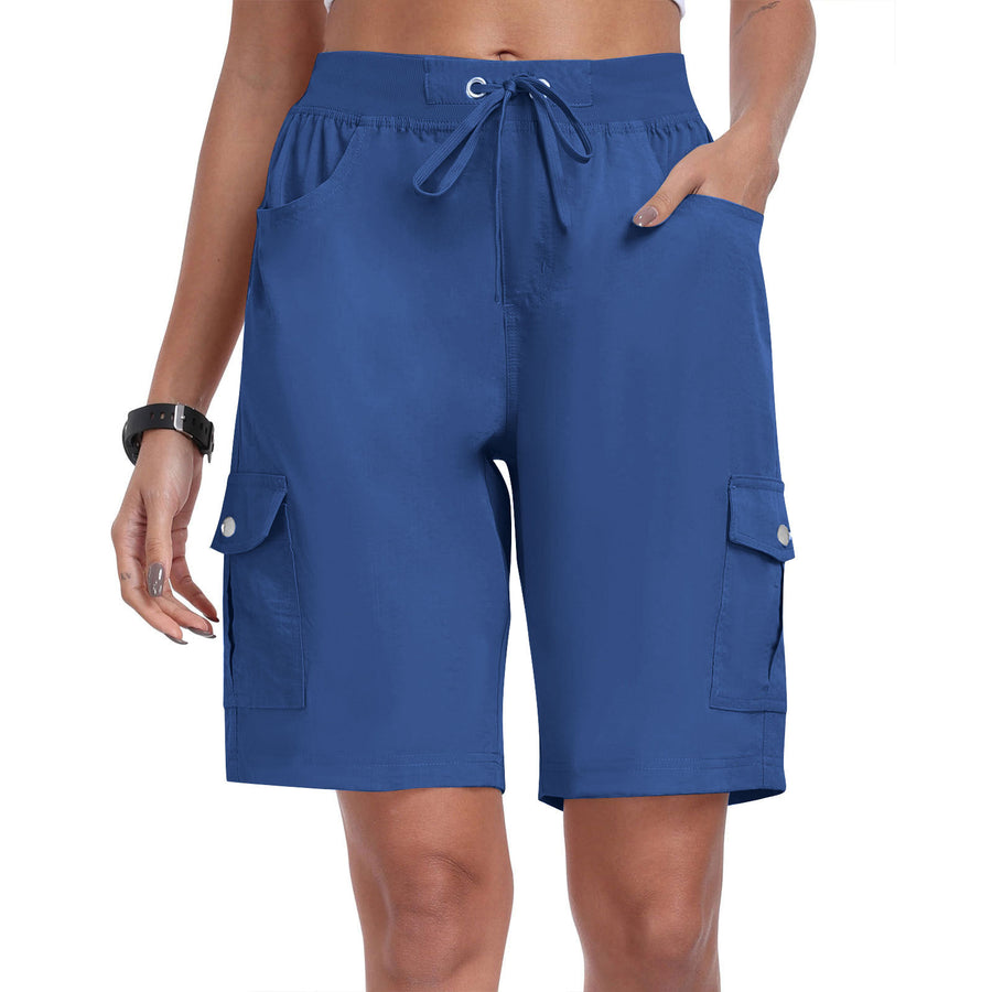 Comfortable Women's 6 Pocket Casual Work Shorts