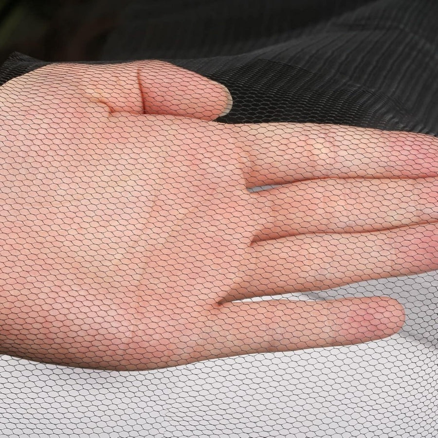 Black Mosquito Net Repair Patches - Versatile Travel Organizer
