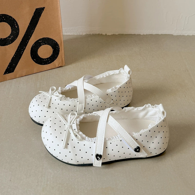 Flat Bottomed Shallow Mouth Single Shoe for Women - Ballet Style