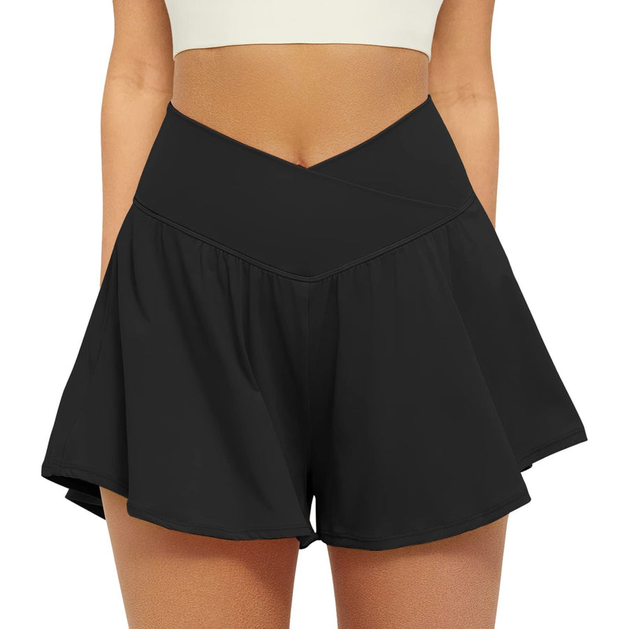 V-Waist Slimming Tennis Skirt-Shorts for Women