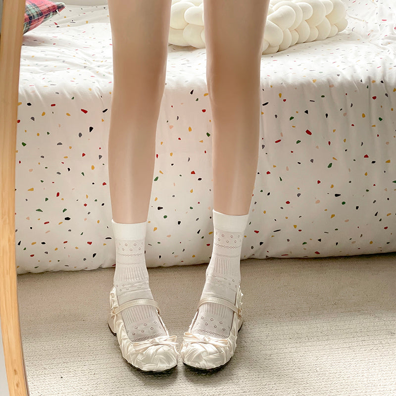 French Retro Thick Heel Mary Jane Shoes for Women