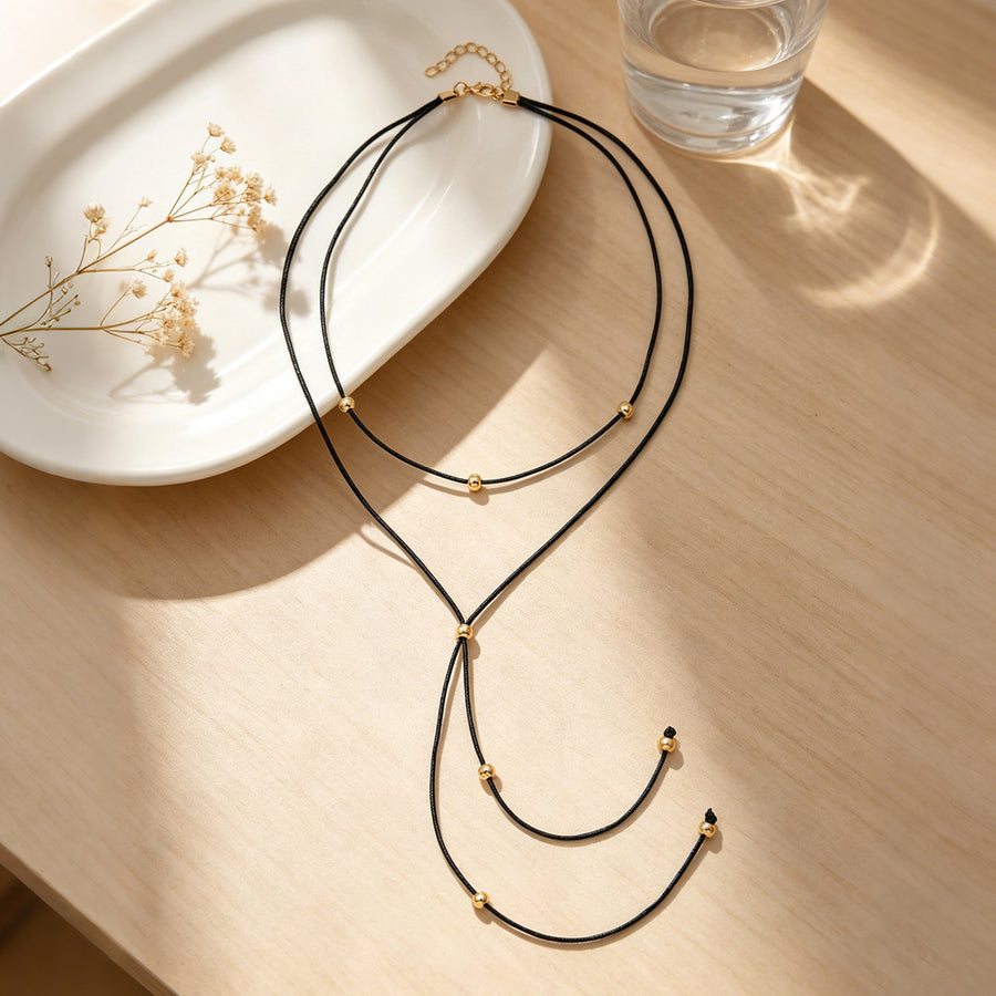 Elegant Adjustable Long Necklace Choker for Women