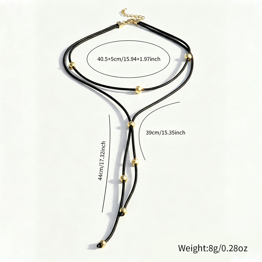 Elegant Adjustable Long Necklace Choker for Women