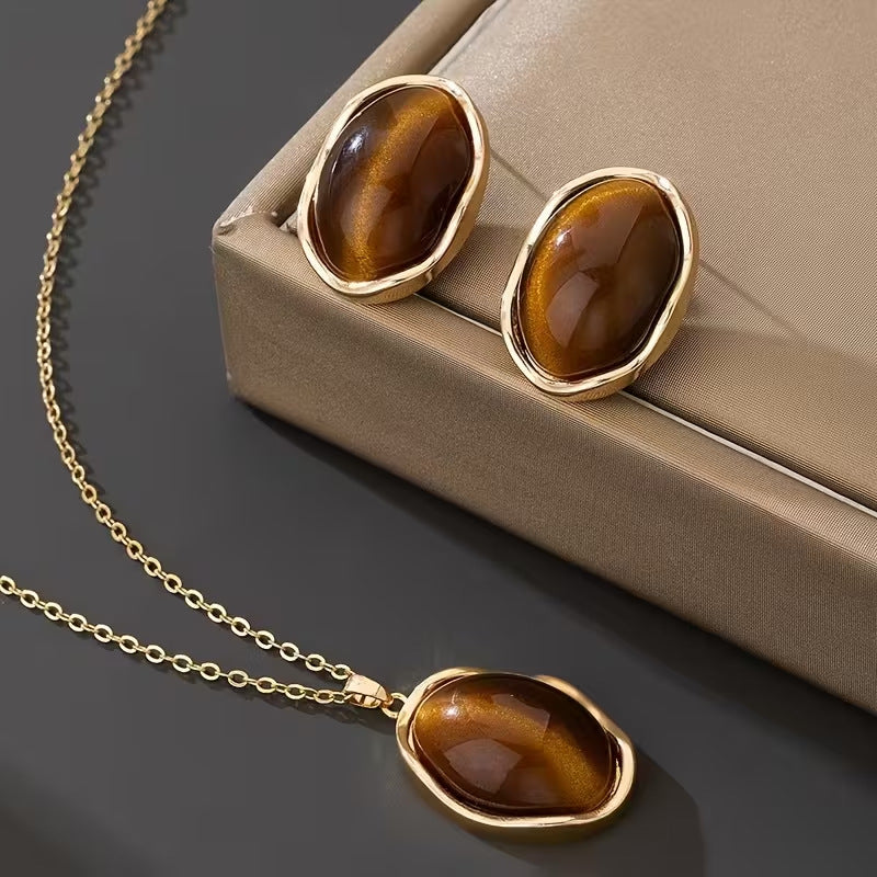 Elegant Water Drop Jewelry Set for Stylish Women