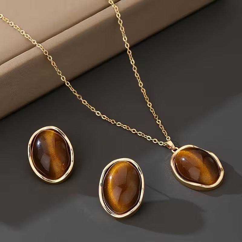 Elegant Water Drop Jewelry Set for Stylish Women