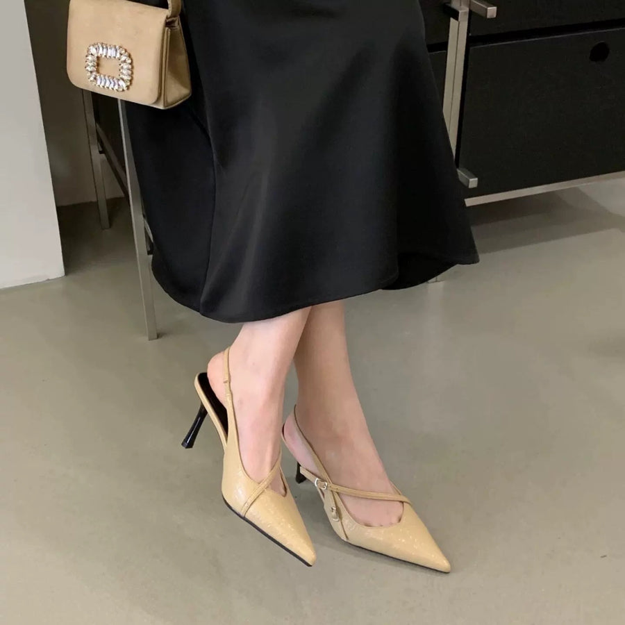 2026 Early Spring Korean Style Women Pointed Toe Sandals