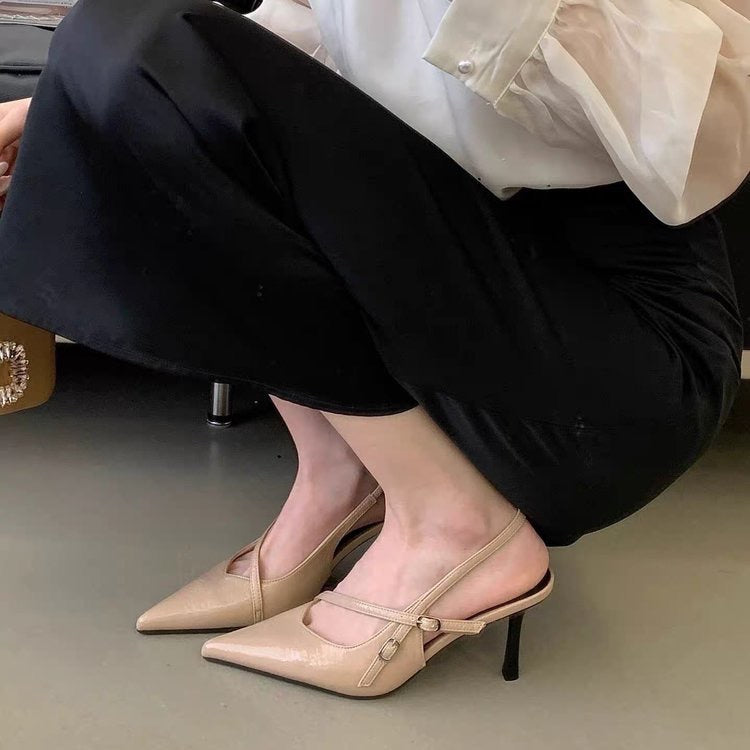 2026 Early Spring Korean Style Women Pointed Toe Sandals