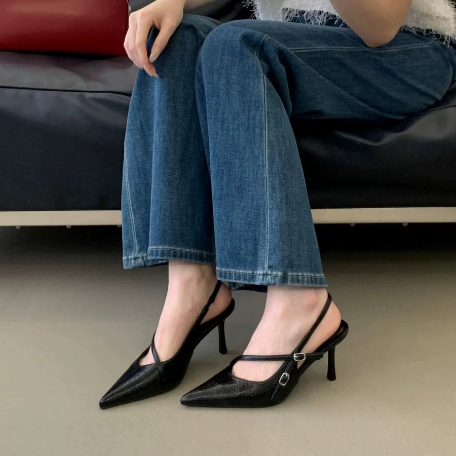 2026 Early Spring Korean Style Women Pointed Toe Sandals