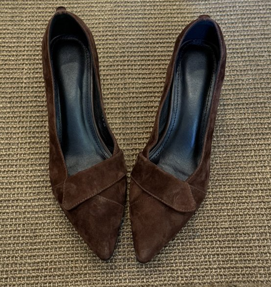Women's French Retro Pointed Toe High Heels for Elegance
