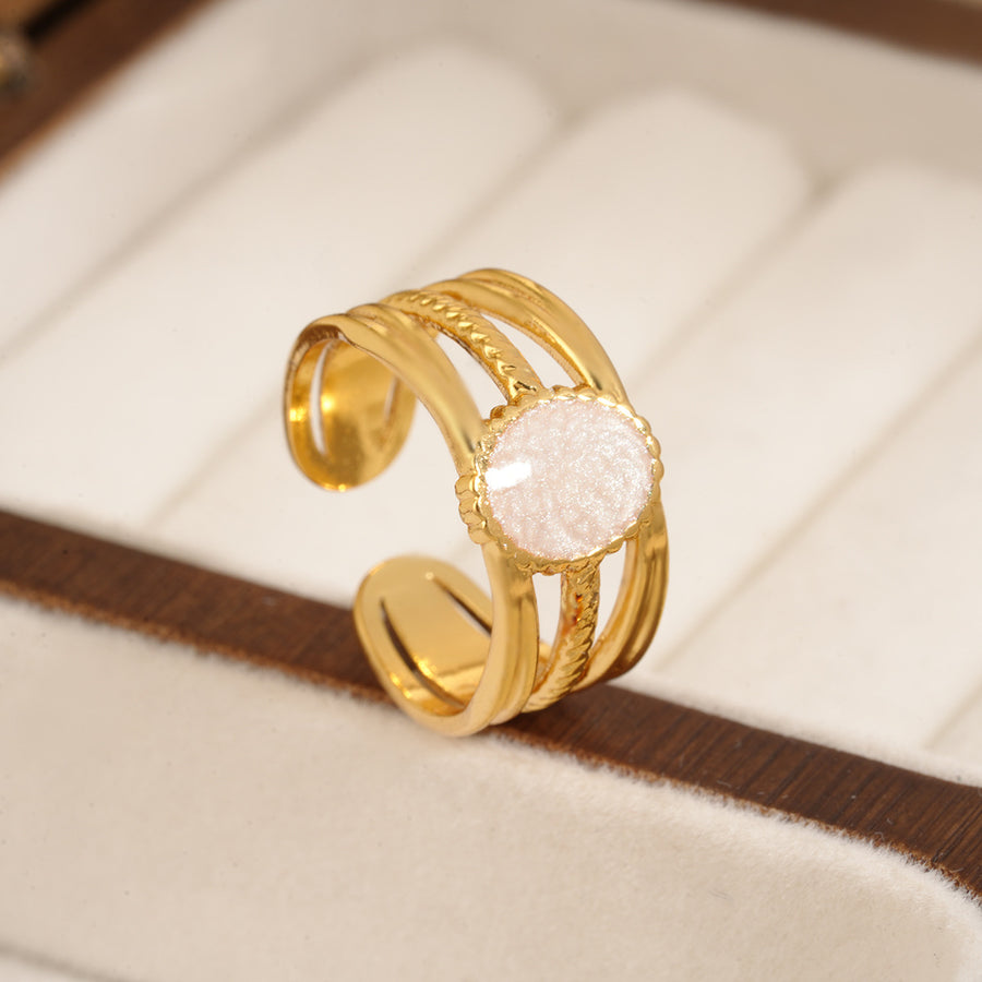 Niche Designer High-End Titanium Steel Statement Ring
