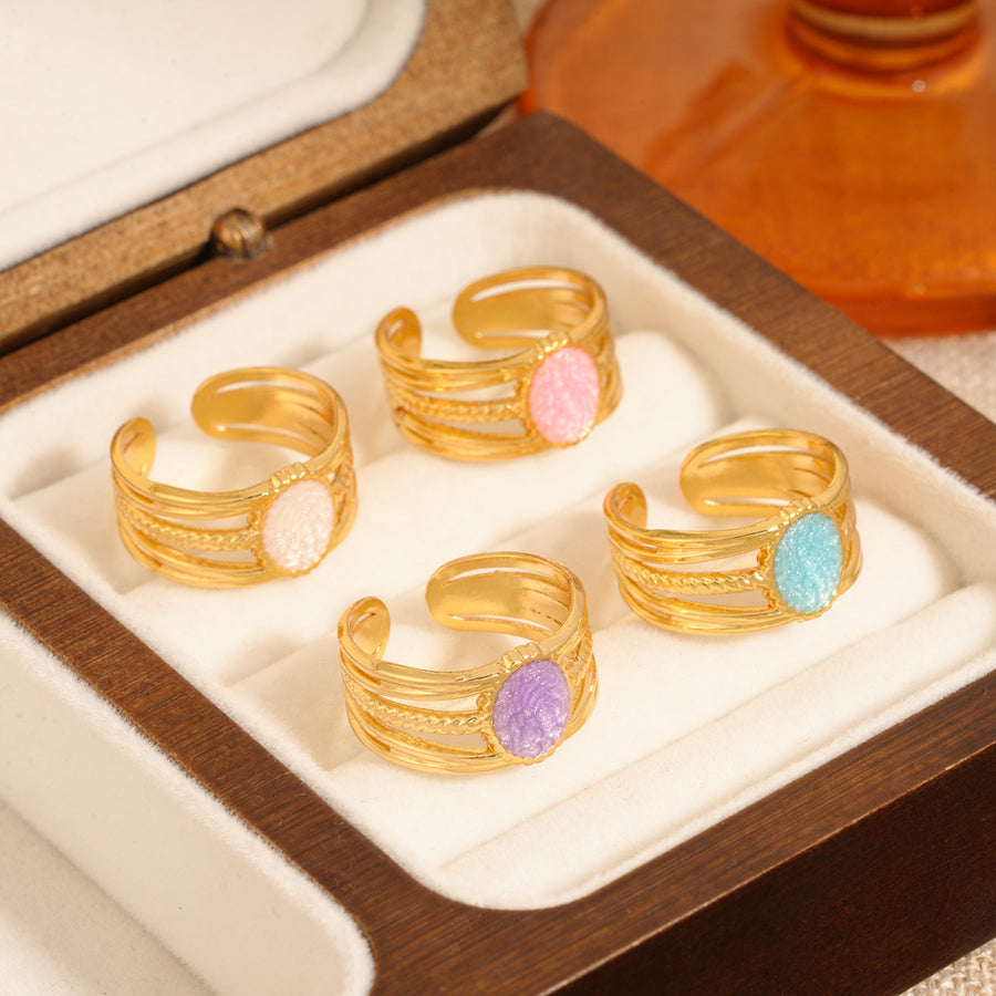 Niche Designer High-End Titanium Steel Statement Ring