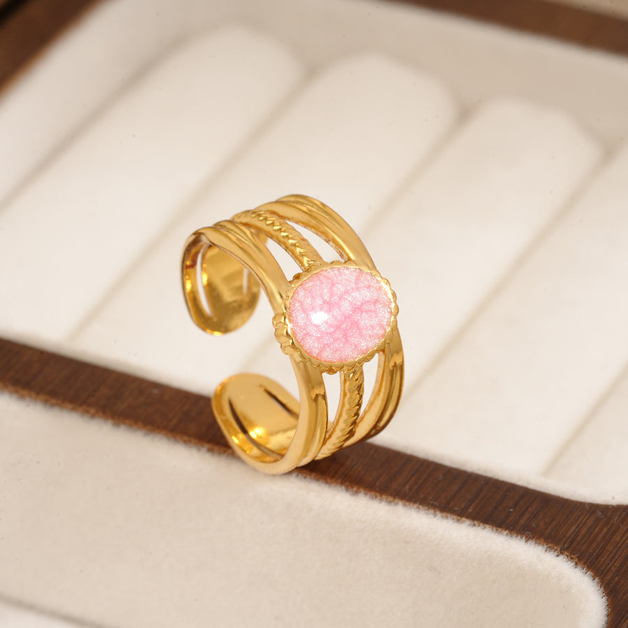 Niche Designer High-End Titanium Steel Statement Ring