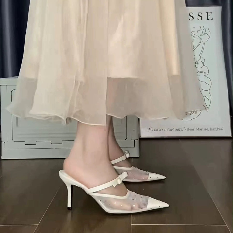 2026 Spring Women's French Style Pointed Toe Heels