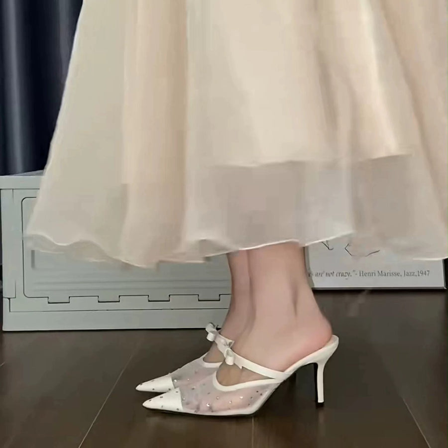 2026 Spring Women's French Style Pointed Toe Heels