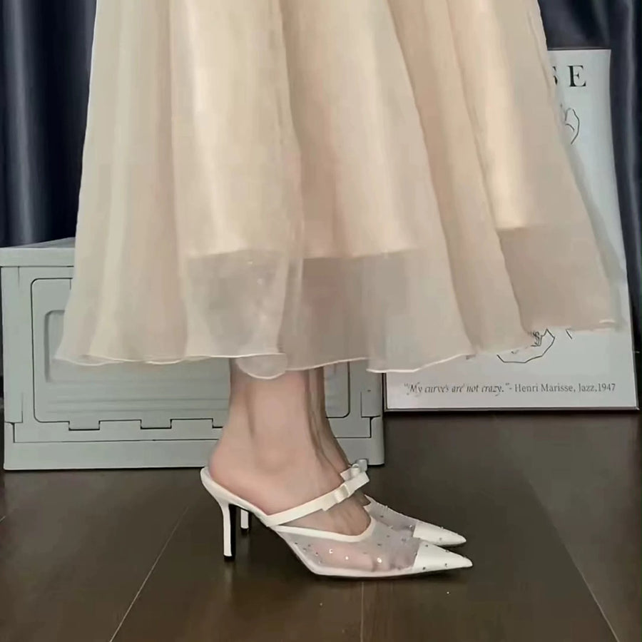 2026 Spring Women's French Style Pointed Toe Heels