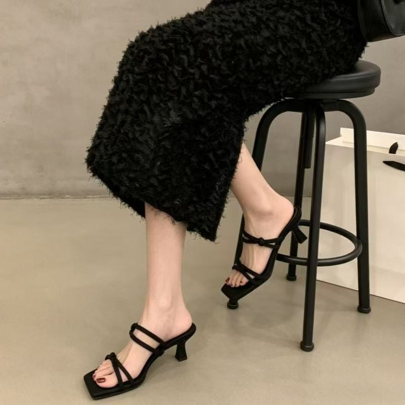 2026 New Women's Slide Sandals - Elegant High Heels
