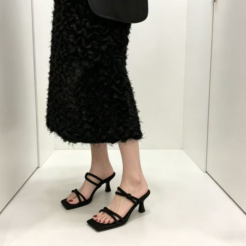 2026 New Women's Slide Sandals - Elegant High Heels