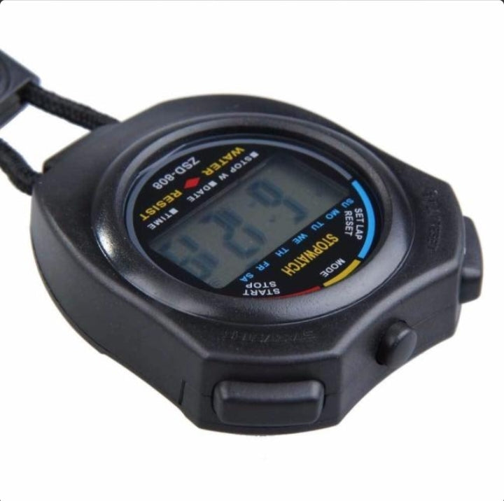 2PCS Set Digital Stopwatch Sports Counter Watch